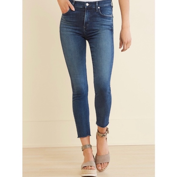 AGOLDE Sophie High Rise Skinny Jean With Raw Hem - Picture 4 of 10